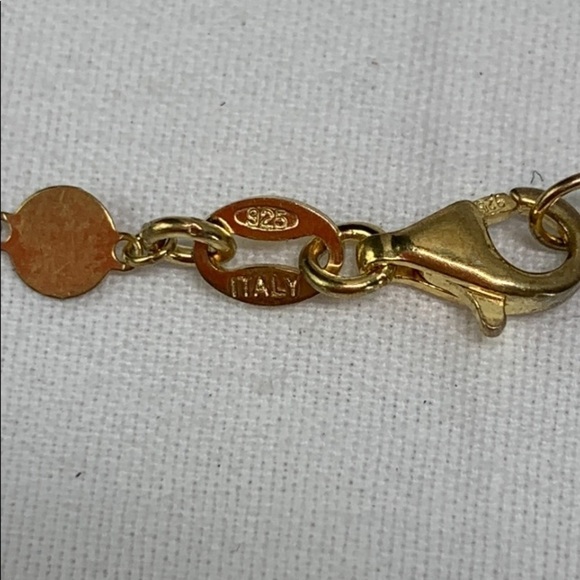 The M Jewelers Italian Gilded Sterling Silver Coin Necklace in Presentation Box - Picture 11 of 13